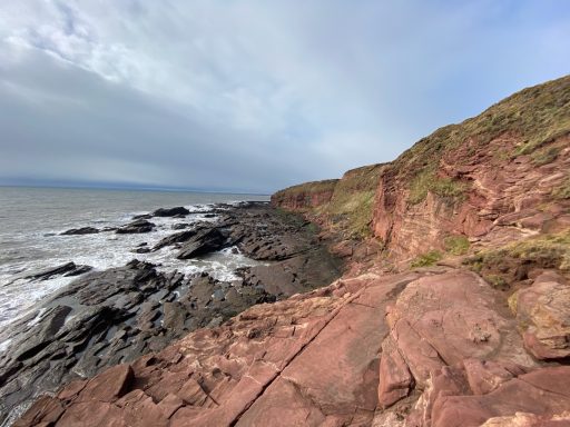 View along Ness Quarry looking South